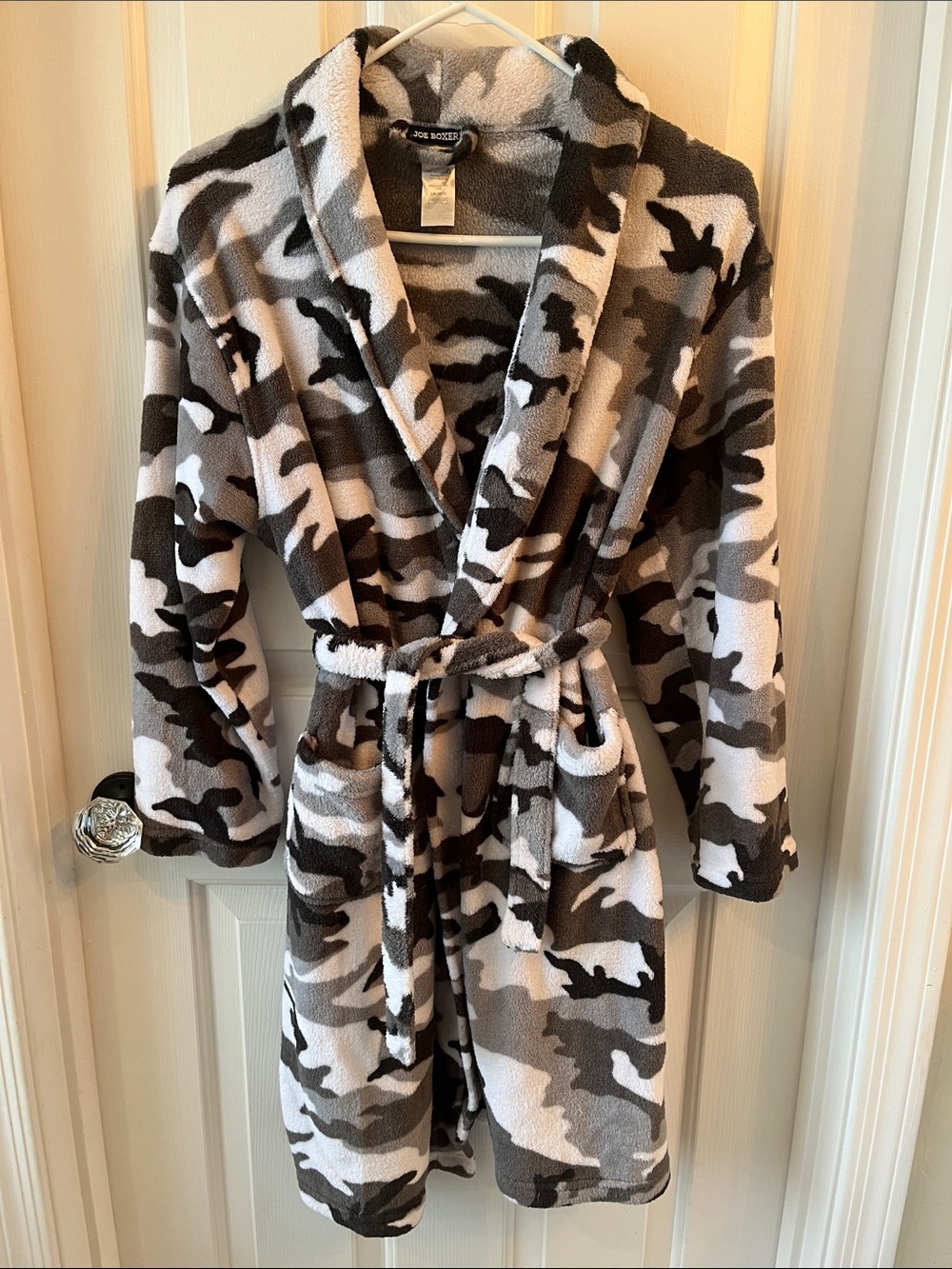 Kids Fleece Camo Bathrobe